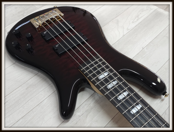 Preview: Spector Icon NS-5 Bolt-On, Black Cherry Gloss
